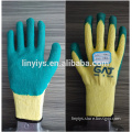 free sample 10 gauge cotton yarn latex coated waterproof hand glove